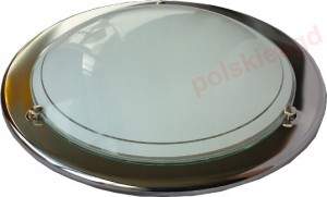 Plafon Srebrny chrom do Łazienki Przedpokoju