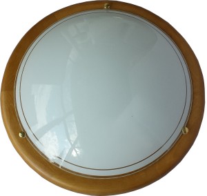 Plafon Kinkiet Lampa Drewno Jasny Dąb 38cm