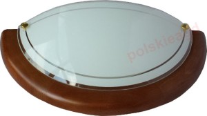 Plafon Drewniany Półplafon Kinkiet Lampa Dąb