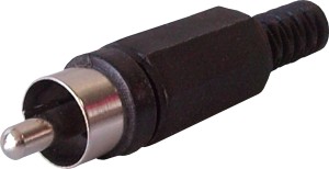 Wtyk RCA Cinch Plastikowy na Kabel Złącze RCA 2szt