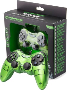 PAD GAMEPAD KONTROLER PC FIGHTER ZIELONY USB 2.0
