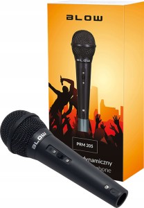 MIKROFON przewodowy estradowy do karoke