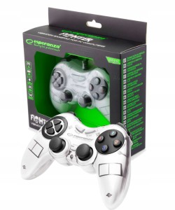 PAD GAMEPAD KONTROLER PC FIGHTER BIAŁY USB 2.0