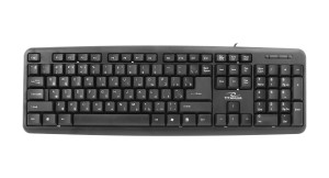 Klawiatura Przewodowa USB Polska z cyrylicą 