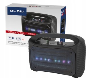Głośnik Bluetooth BOOMBOX Wieża Radio FM KARAOKE