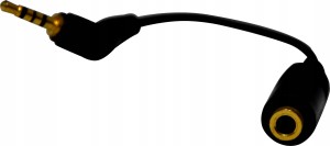 Adapter Ładowania gniazdo Jack 3,5 wtyk Jack 2,5