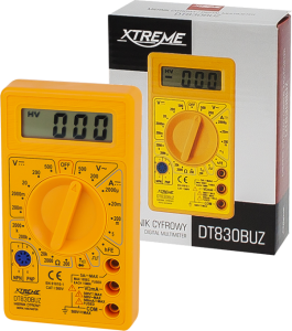 Miernik Cyfrowy Multimetr Uniwersalny LCD Elektroniczny