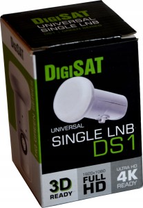 Konwerter satelitarny SINGLE Full HD 4K DigiSAT NC