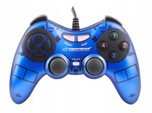GAMEPAD PRZEWODOWY Z WIBRACJAMI DO KOMPUTERÓW PC