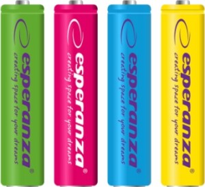 4x AKUMULATORKI BATERIE AAA R03 1000mAh