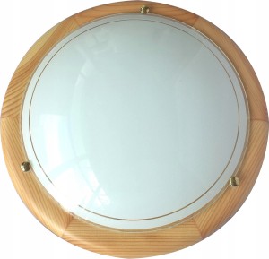 Plafon Drewniany Kinkiet Lampa Sosna 30cm