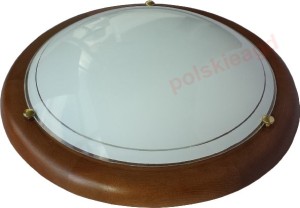 Plafon Drewniany Kinkiet Lampa sufitowa Ciemny Dąb
