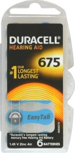 Baterie 675 do Aparatów Słuchowych Duracell X 6
